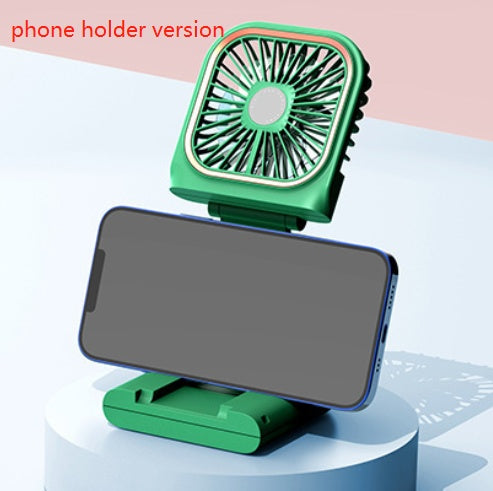 Portable Neck Fan – USB Rechargeable, Hands-Free, Dual Head, Foldable Mini Air Cooler for Summer