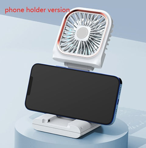 Portable Neck Fan – USB Rechargeable, Hands-Free, Dual Head, Foldable Mini Air Cooler for Summer