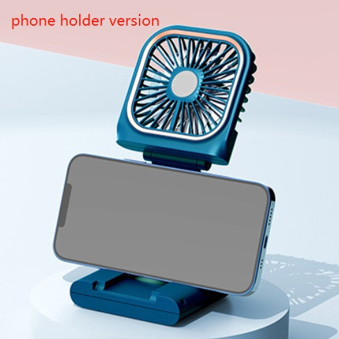 Portable Neck Fan – USB Rechargeable, Hands-Free, Dual Head, Foldable Mini Air Cooler for Summer